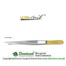 UltraGrip™ TC Micro-Semken Dissecting Forcep 1 x 2 Teeth Stainless Steel, 16 cm - 6 1/4"